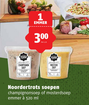 Noordertrots   soep folder aanbieding bij  Poiesz - details