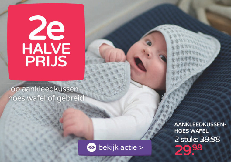 Zwerver Luchten Herdenkings wikkeldeken, aankleedkussenhoes folder aanbieding bij Prenatal - details