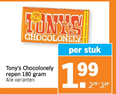 Tony Chocolony   chocolade folder aanbieding bij  Albert Heijn - details