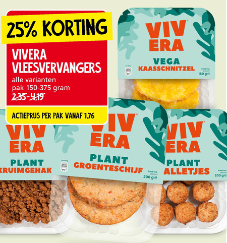 Vivera   vegetarisch folder aanbieding bij  Jan Linders - details