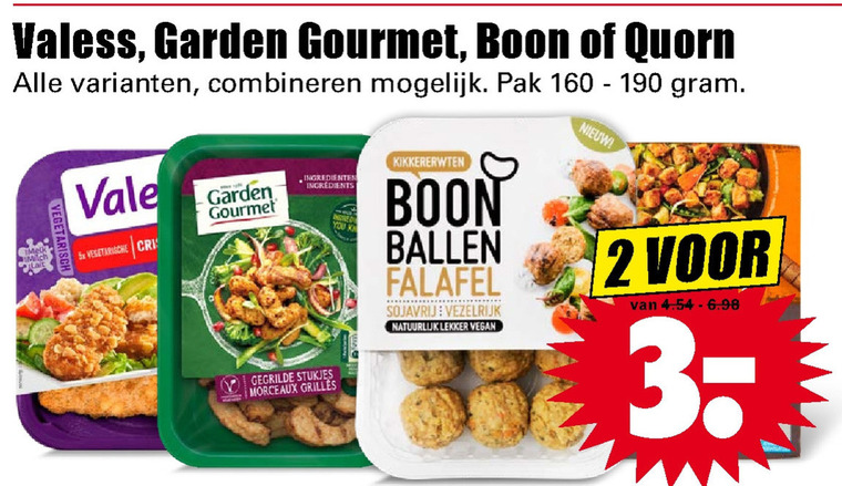 Quorn   vegetarisch folder aanbieding bij  Dirk - details