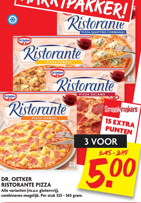 Dr Oetker   diepvriespizza folder aanbieding bij  Dekamarkt - details