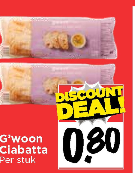 Gwoon   ciabatta folder aanbieding bij  Vomar - details