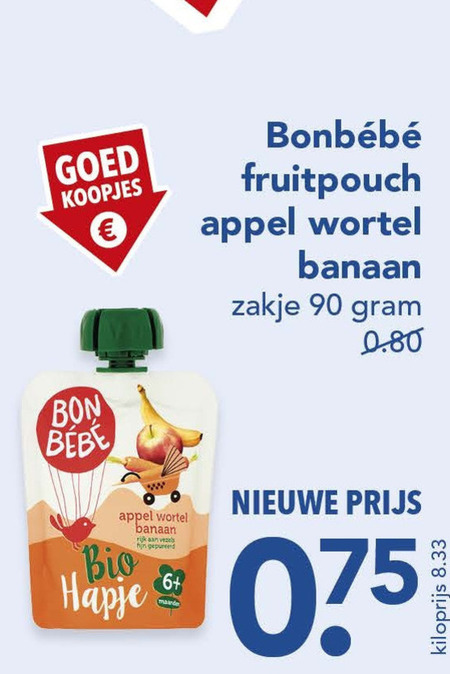 Bonbebe   babyvoeding folder aanbieding bij  Deen - details