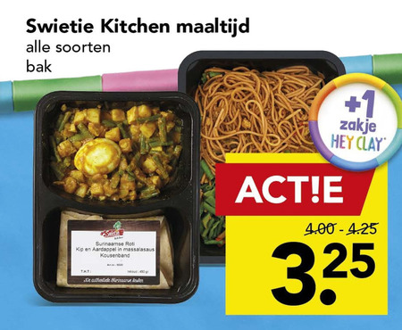 Swietie   surinaamse maaltijd folder aanbieding bij  Deen - details