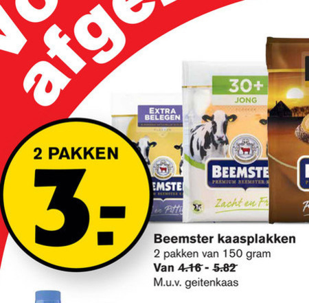 Beemster   kaasplakken folder aanbieding bij  Hoogvliet - details