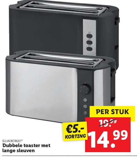 SilverCrest   broodrooster folder aanbieding bij  Lidl - details