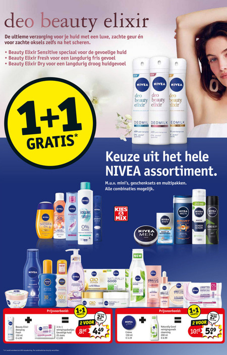 Nivea   shampoo, dagcreme folder aanbieding bij  Kruidvat - details