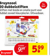 Bruynzeel   viltstiften folder aanbieding bij  Kruidvat - details