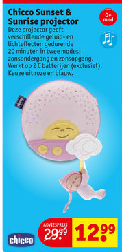 Chicco   babyprojector folder aanbieding bij  Kruidvat - details