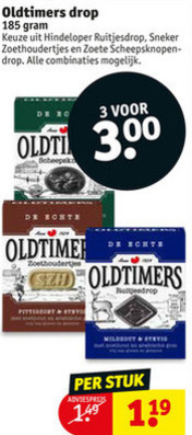 Oldtimers   drop folder aanbieding bij  Kruidvat - details