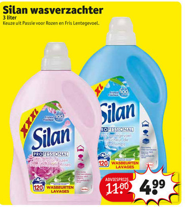 Silan   wasverzachter folder aanbieding bij  Kruidvat - details