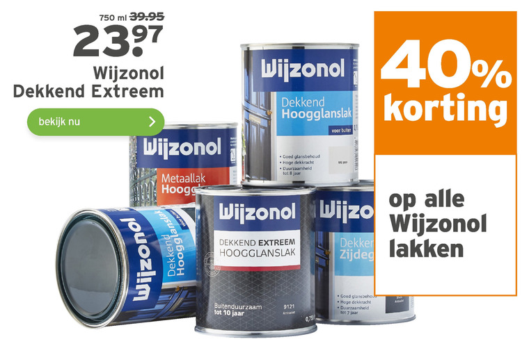 Wijzonol   buitenlak folder aanbieding bij  Gamma - details