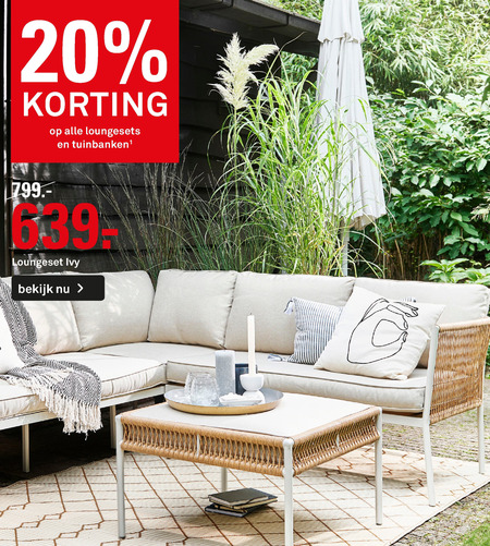 Alle merken   loungeset folder aanbieding bij  Karwei - details