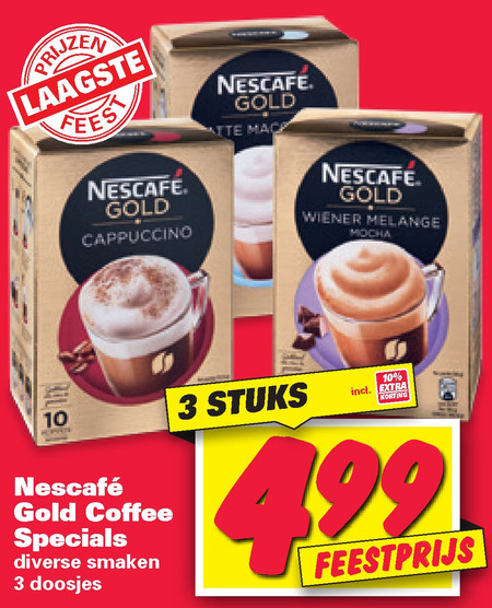 Nescafe   oploskoffie folder aanbieding bij  Nettorama - details