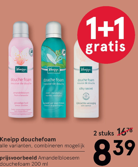 Kneipp   douchegel folder aanbieding bij  Etos - details