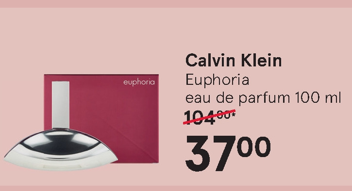 Calvin Klein   eau de parfum folder aanbieding bij  Etos - details