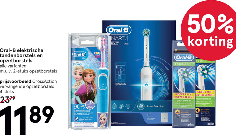 Braun Oral-B   electrische tandenborstel, elektrische kindertandenborstel folder aanbieding bij  Etos - details