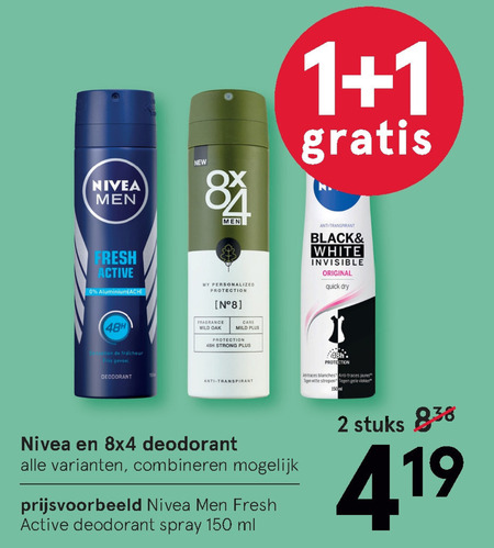 Nivea   deodorant folder aanbieding bij  Etos - details