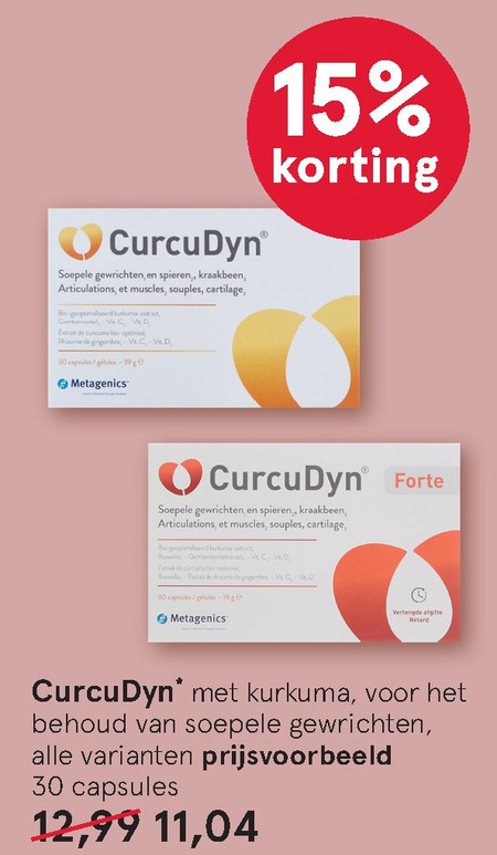 CurcuDyn   voedingssupplement folder aanbieding bij  Etos - details