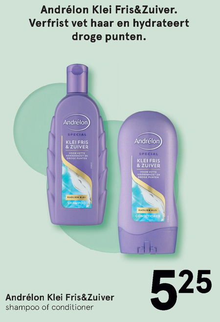 Andrelon   shampoo, conditioner folder aanbieding bij  Etos - details