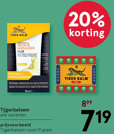 Tiger Balm   tijgerbalsem folder aanbieding bij  Etos - details