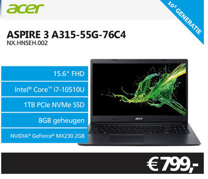 Acer   notebook folder aanbieding bij  Informatique - details