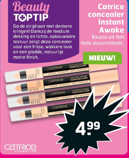 Catrice   concealer folder aanbieding bij  Trekpleister - details