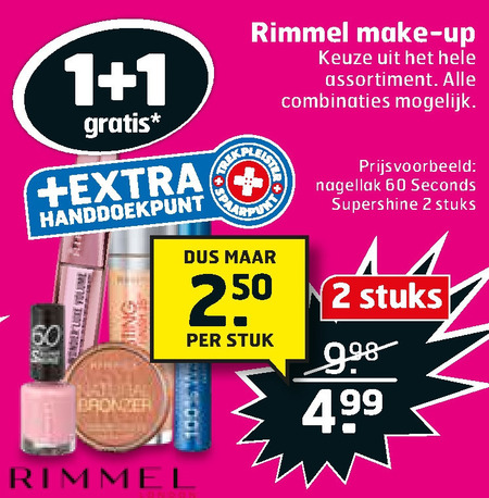 Rimmel   oogschaduw, nagellak folder aanbieding bij  Trekpleister - details