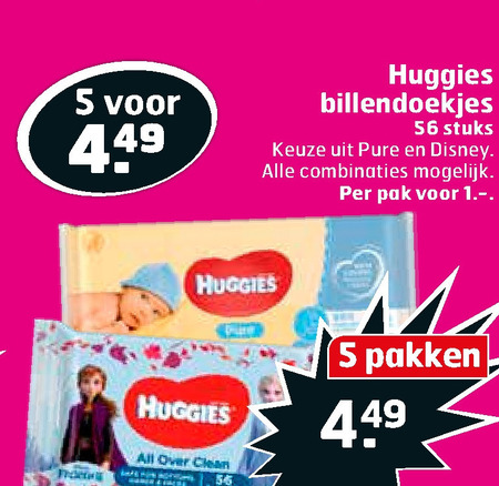 Huggies   billendoekjes folder aanbieding bij  Trekpleister - details