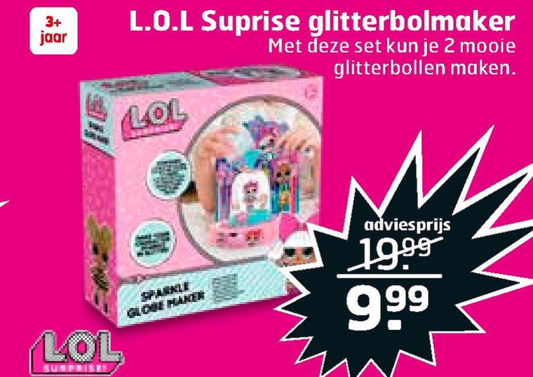 L.O.L. Surprise   sneeuwbol folder aanbieding bij  Trekpleister - details