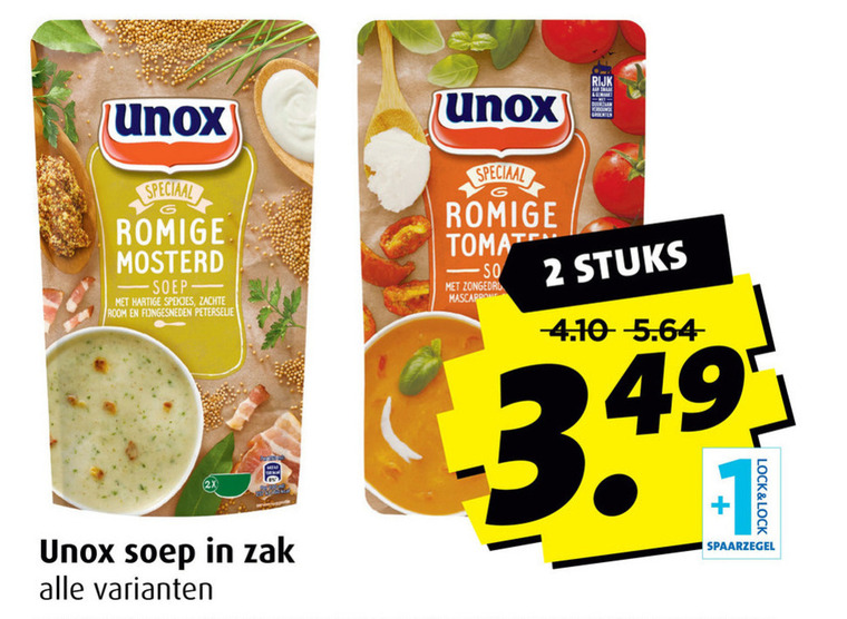 Unox   soep folder aanbieding bij  Boni - details