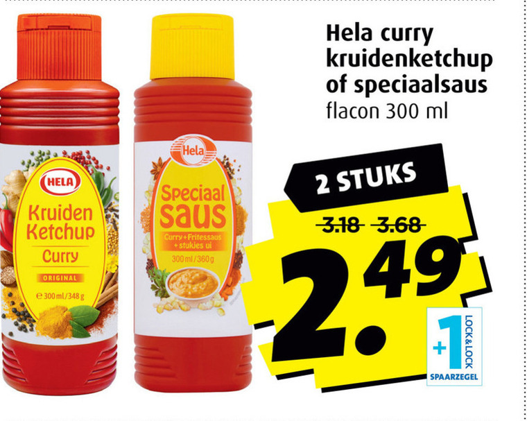 Hela   curryketchup folder aanbieding bij  Boni - details