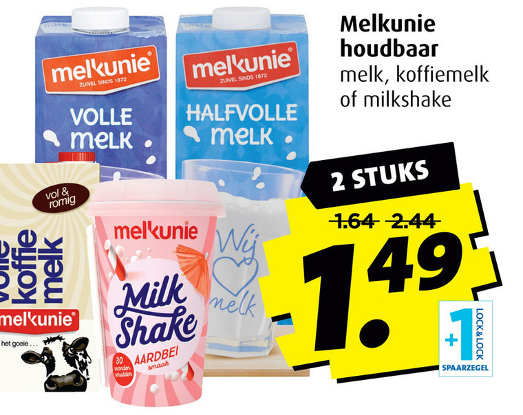 Melkan   milkshake, melk folder aanbieding bij  Boni - details