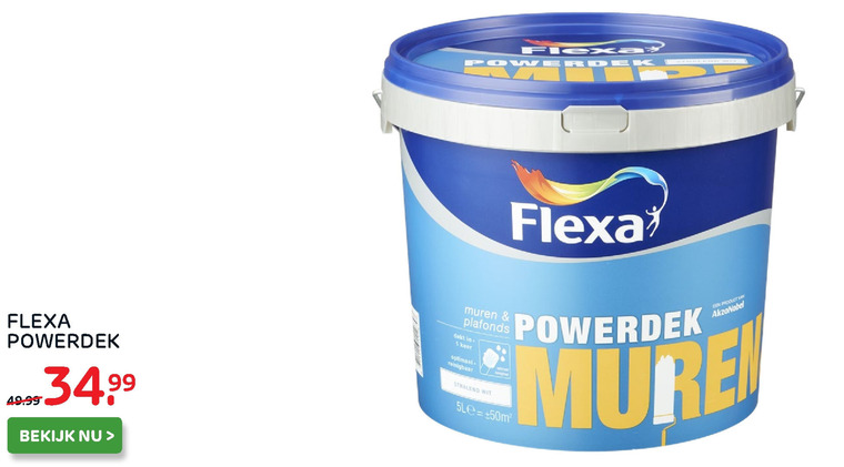 Flexa   muurverf folder aanbieding bij  Praxis - details