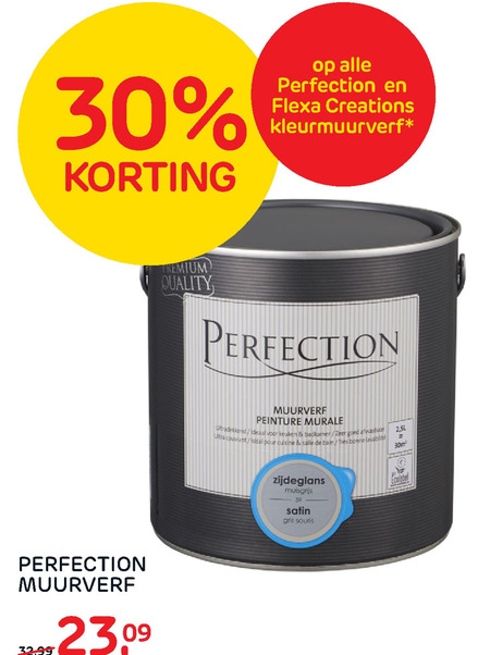 Perfection   muurverf folder aanbieding bij  Praxis - details