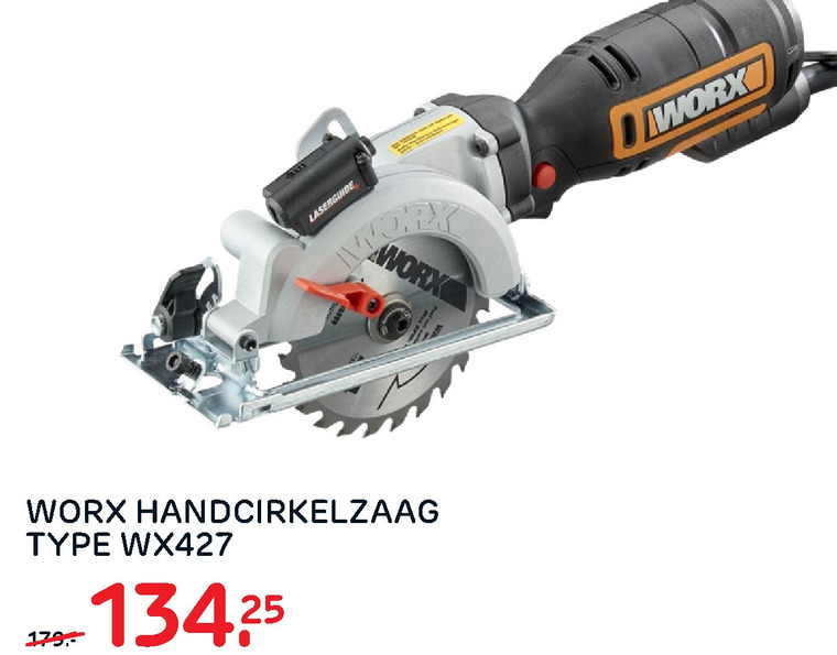 Worx   handcirkelzaag folder aanbieding bij  Praxis - details