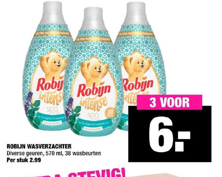 Robijn   wasverzachter folder aanbieding bij  Big Bazar - details