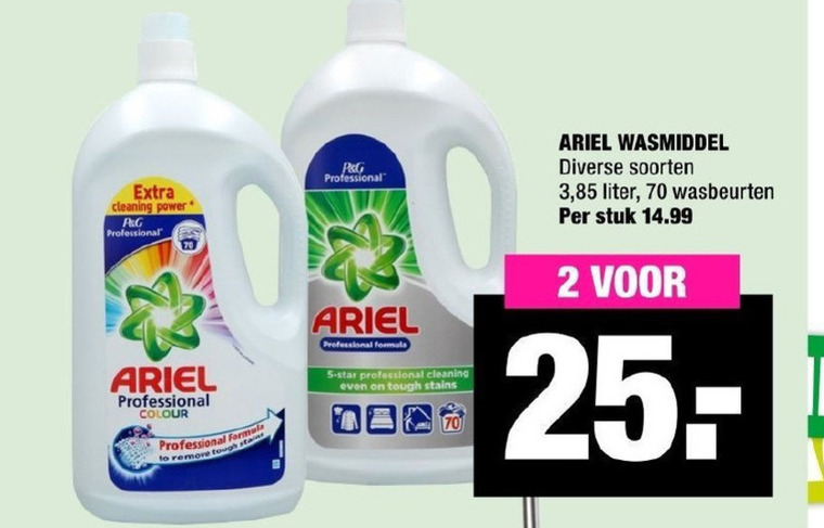 Ariel   wasmiddel folder aanbieding bij  Big Bazar - details