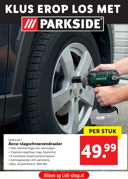 winkelwagen Verhogen Gelijkwaardig slagmoersleutel folder aanbieding bij Lidl - details