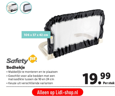 afbetalen Tropisch voedsel Safety 1st bedhekje folder aanbieding bij Lidl - details