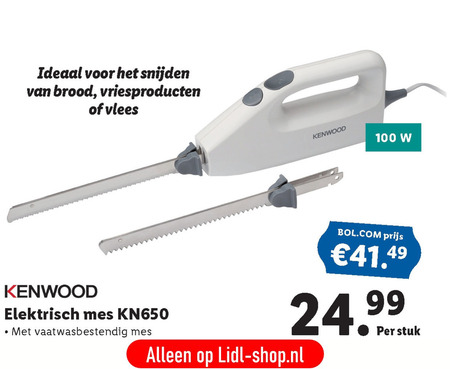 Kenwood   elektrisch mes folder aanbieding bij  Lidl - details