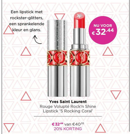 YSL   lipstick folder aanbieding bij  Ici Paris XL - details