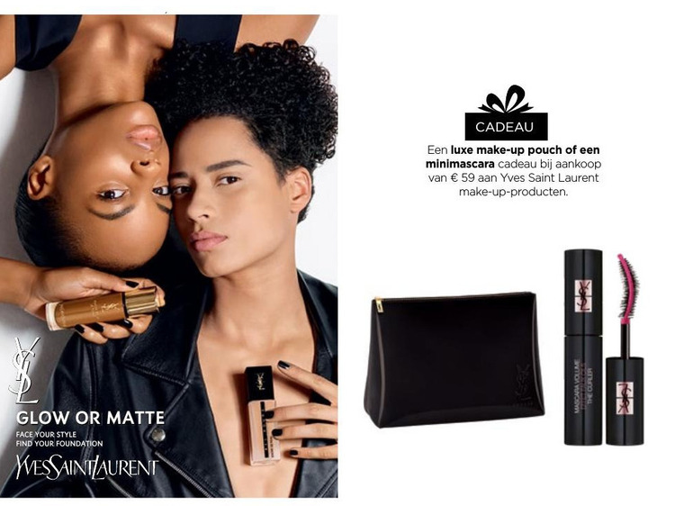 YSL   cosmetica, mascara folder aanbieding bij  Ici Paris XL - details