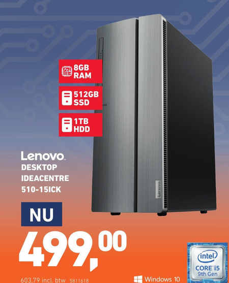 Lenovo   pc systeem folder aanbieding bij  Office Centre - details