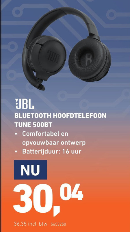 JBL   koptelefoon folder aanbieding bij  Office Centre - details