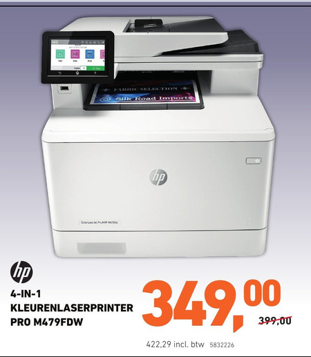 HP   kleurenlaserprinter folder aanbieding bij  Office Centre - details