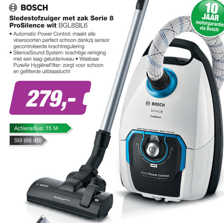 Bosch   stofzuiger folder aanbieding bij  EP Electronic Partner - details