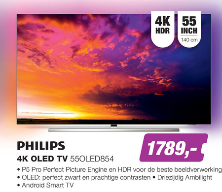 Philips   oled televisie, 4k ultrahd televisies folder aanbieding bij  EP Electronic Partner - details