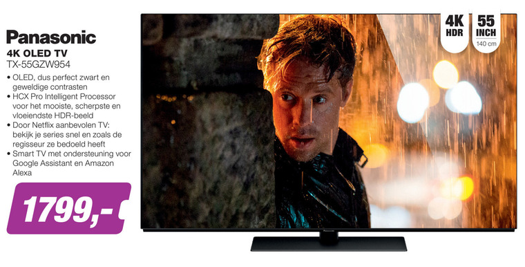 Panasonic   4k ultrahd televisies, oled televisie folder aanbieding bij  EP Electronic Partner - details